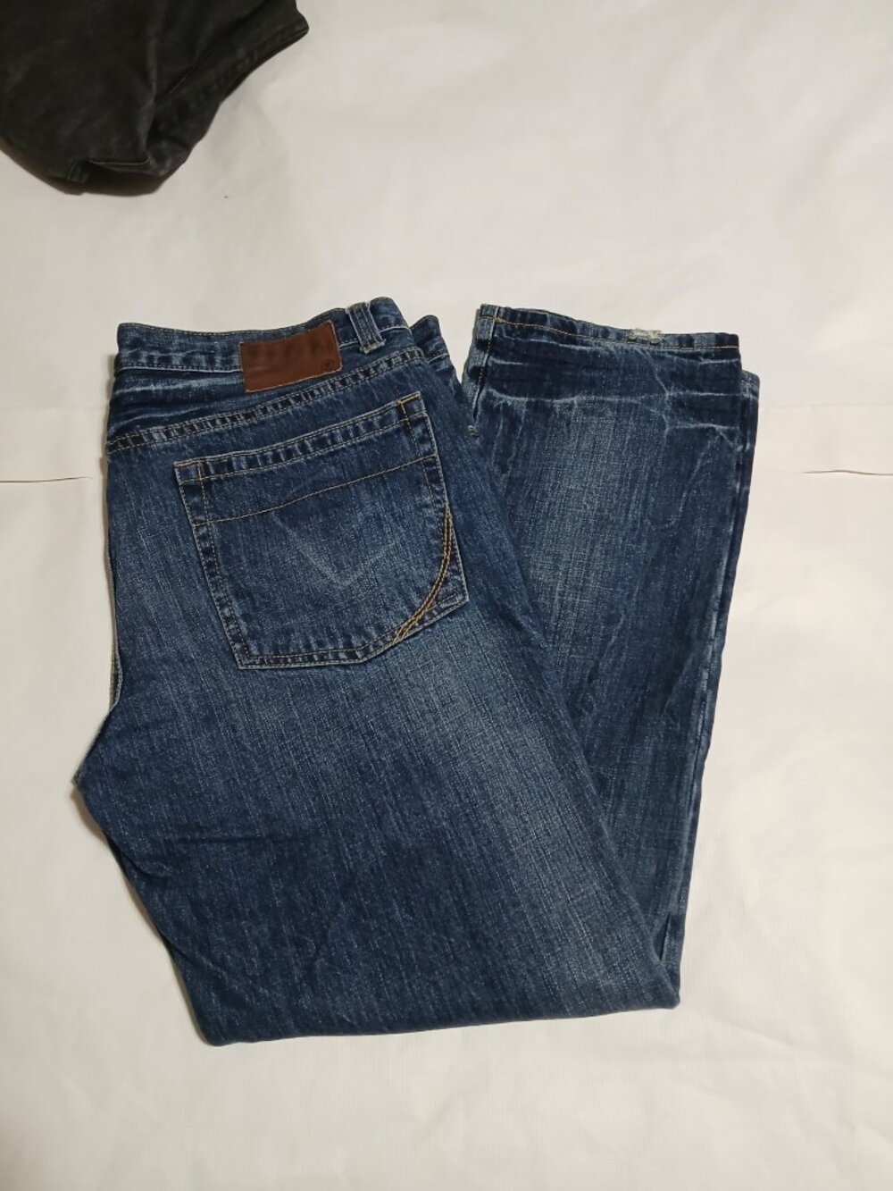 Converse One Star Premium Denim Mercer Slim 38x30 Men's Blue Jeans Distressed